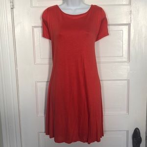 Open back shift dress